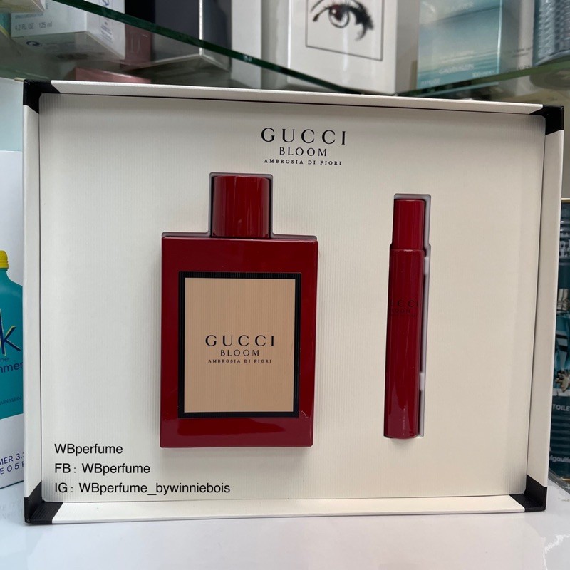 น้ำหอมแท้100% Gift Set Gucci Bloom ของใหม่ตามภาพครับ