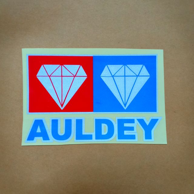 สติ๊กเกอร์ AULDEY สะท้อนแสง