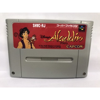 ตลับ SFC Disneys Aladdin (ตลับทำใหม่)ตัวไม่หมด Super Famicom ตลับ SFC Repro