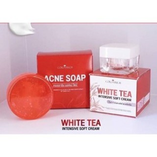 ครีมชาขาว White tea cream by collarich (โปรซื้อครีม 1 แถมสบู่ 1 )