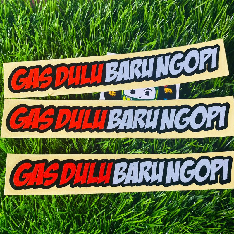 สติ๊กเกอร์ฝ้า ใหม่ FIRST GAS 1 ชิ้น สติ๊กเกอร์ตัดหมวกกันน็อคมอเตอร์ไซค์