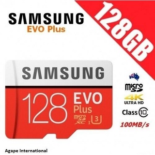 Samsung EVO Plus 128GB micro SD SDXC Memory Card UHS-I U3 100MB/s 4K Ultra HD