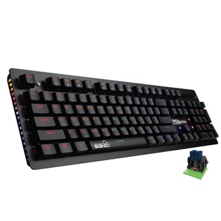 คีย์บอร์ดเกมมิ่ง SIGNO Pro-Series KB-738 INFESTA Mechanical Gaming Keyboard (Blue/Red Switch)★★ประกันศูนย์ 1 ปี (ส่งไว)