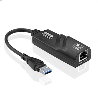 แหล่งขายและราคาUSB 3.0 to RJ45 Gigabit Lan 10/100/1000 Ethernet Adapter แปลง USB3.0 เป็นสายแลน ไดรเวอร์ในตัวอาจถูกใจคุณ