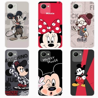 เคส ออปโป้ OPPO Realme C30 C33 Case การ์ตูน Mickey Minnie Soft TPU เคสซิลิโคน โทรศัพท์มือถือ เคส