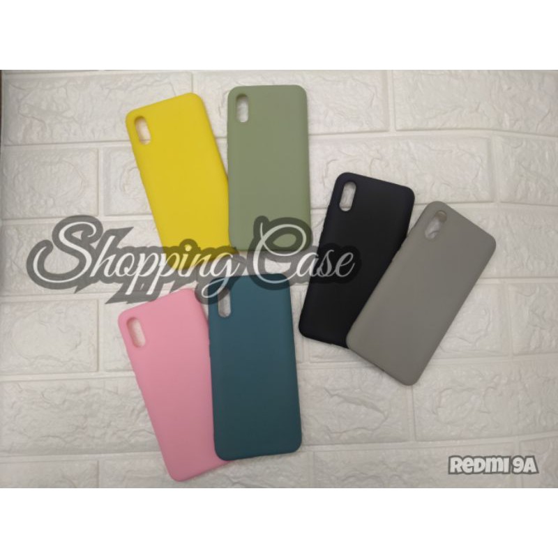 SHC888 REDMI 9A SIX CANDY CASE พรีเมี่ยม SOFTCASE สี PLAIN