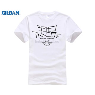 เสื้อยืดผ้าฝ้ายพิมพ์ลาย anime digimon adventure tri สีขาว