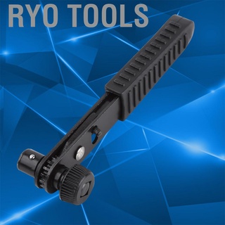 Ryo Tools เครื่องมือประแจวงล้อสีดํา สำหรับไดร์เวอร์บิต 1/4 นิ้ว