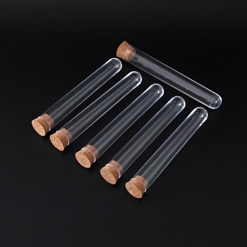 100PCS 1.5ml Lab Mini Plastic Test Tube Centrifuge Vial Snap Cap ...