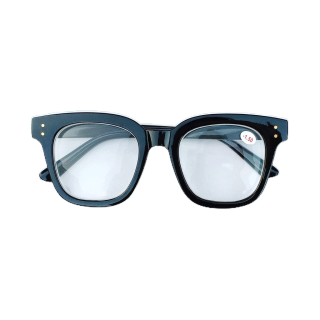 แว่นสายตาสั้น-1.00ถึง-6.00 & แว่นกรองแสงค่าสายตาปกติ ทรงเหลี่ยม รหัส CGS44