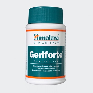 Himalaya Geriforte 100 เม็ด บำรุงร่างกาย ลดเครียด ฟื้นฟูร่างกายและจิตใจ