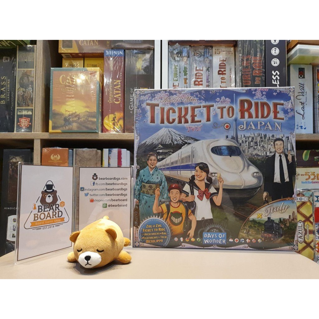 Ticket To Ride: Map Collection V7 - Japan and Italy ภาคเสริม บอร์ดเกมของแท้