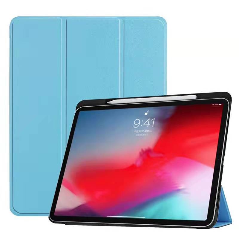 HK shop2018 iPad Pro 12.9/Ipad Pro 10.5/gen7 10.2Casing With Apple Pen Slot Holder ฝาครอบป้องกัน เคส