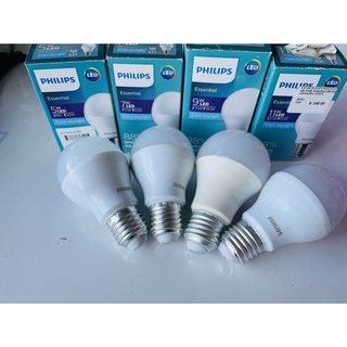 *PHILIPS หลอดไฟแอลอีดี  Essential  ขั้วหลอด E27  แสงขาว คูลเดย์ไลท์ (5W,7W,9W,11W) รหัส 820629