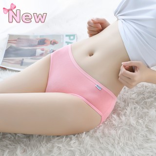 Underwear shop กางเกงชั้นในหญฺง ผ้าคอตตอน ผ้านิ่ม ใส่สบาย สีสันน่ารักสดใส A001#