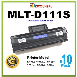 **Pack10** .. Toner Discount4u ตลับหมึกเลเซอร์  MLT-D111S / D111S