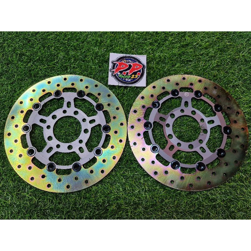 จานดิสแต่ง​ ลายRS​ ขนาดใบจาน​ 260mm. ใส่ดุมKRตรงรุ่นได้เลย​ งานสวยๆใส่ในอัลลอยงานดีจริงๆ