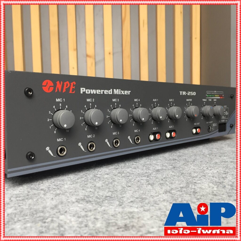 NPE TR-250 POWERMIXER 9kg สีดำ เครื่องขยายเสียง 125 วัตต์ TR 250 TR250 power mixer เพาวเวอร์ มิกเซอร์ +++ - รูปที่ 7