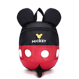 กระเป๋าเป้สะพายหลังพิมพ์ลายการ์ตูน Mickey สำหรับเด็ก 0-3 ปี