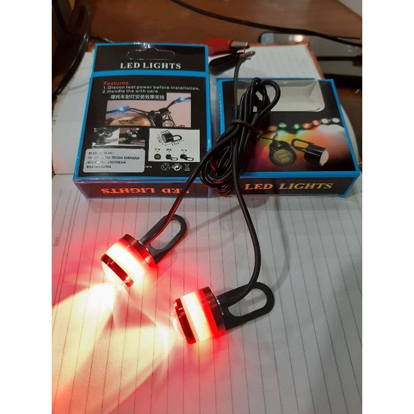 Mata Led mini eagle eyes eagle eyes รถจักรยานยนต์ Rearview eagle eyes