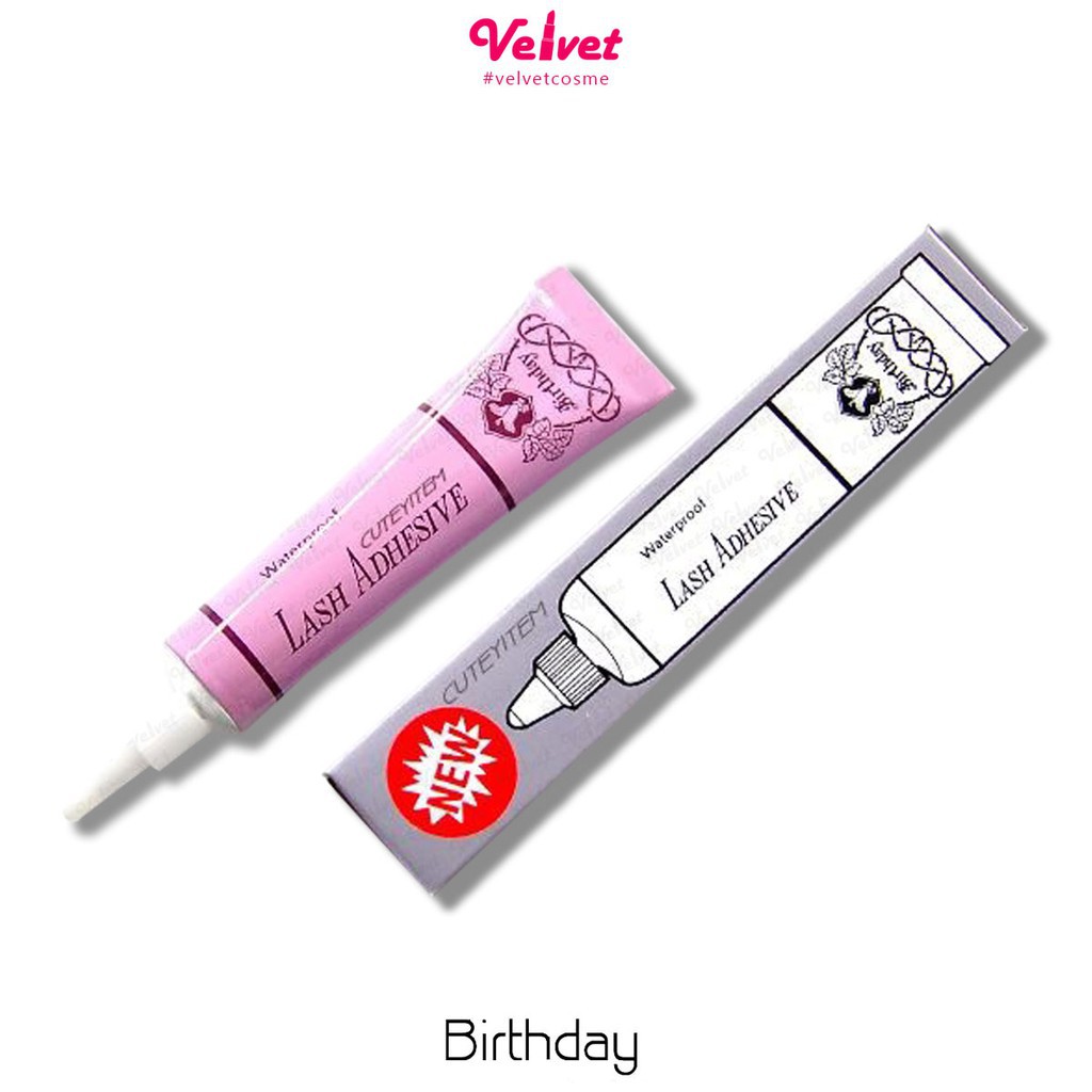 Birthday Lash Adhesive Waterproof 4g. กาวติดขนตาปลอม รูปที่ 3