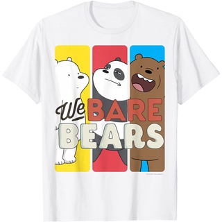 เสื้อยืดผ้าฝ้ายพิมพ์ลาย ไอเทมเด็ด!!เสื้อยืด พิมพ์ลาย CN We Bare Bears แฟชั่นสําหรับครอบครัว และผู้ใหญ่