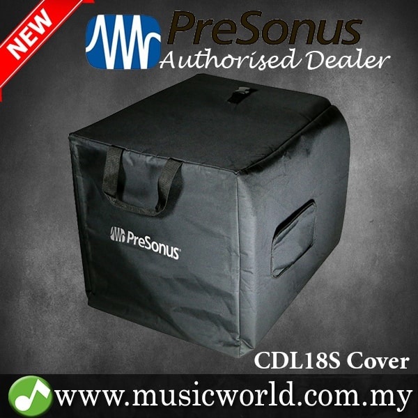 Presonus CDL18s ผ้าคลุมกันฝุ่นบุนวมสําหรับซับวูฟเฟอร์ CDL18s สีดํา