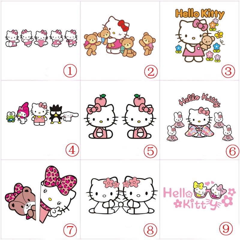 สติกเกอร์ ลายการ์ตูน Hello Kitty สำหรับตกแต่งรถยนต์