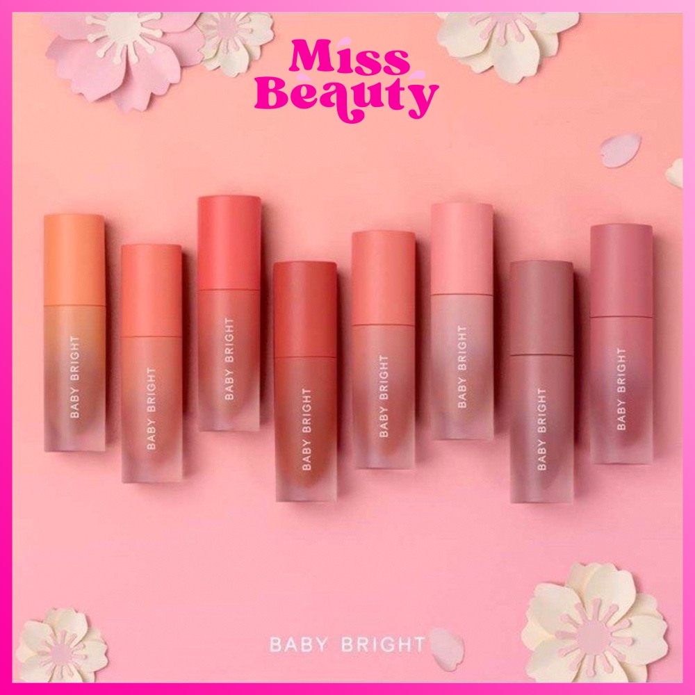 🌸 Baby Bright Sakura Lip & Cheek Velvet Cherry Blossom 2.4g ลิปสติก เบบี้ไบร์ท ซากุระ ลิป เบบี้ ไบร์ท
