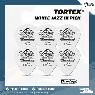 Jim Dunlop รุ่น 482R TORTEX® WHITE JAZZ III