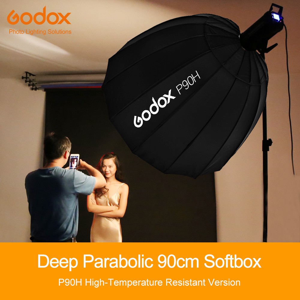 P90L GODOX 90cm Deep Softbox P90L Montaje Bowens para Bowens Mount Studio Monolight Flash Light 