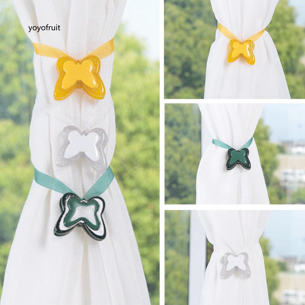 yoyo_Lovely Butterfly Curtain Buckle Tieback Drapes Holder