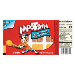 Mootown Cheese Dip &amp; Pretzel Sticks 5 Pa  Mootown Cheese Dip &amp; Pretzel Sticks 5 Pa