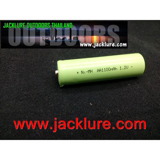 Ni-MH  AA  1.2v  1100 mAh   (ประจุเต็ม)