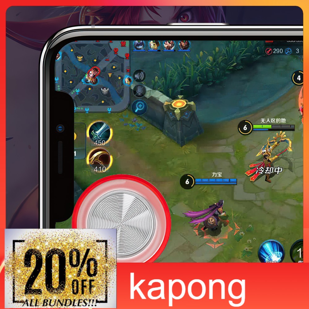 Kapong จอยช่วยเดิน ROV OMALISS Q8 Plus แท้ จอยมือถือ จอยเกมส์ Rov จอยพับจี จอยฟีฟาย จอยช่วยยิง ปุ่มช