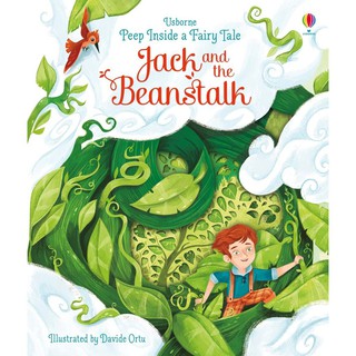 หนังสือนิทานภาษาอังกฤษ Peep inside a Fairy Tale Jack and the Beanstalk (Board book)