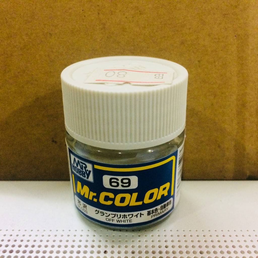 Mr.Hobby [สีสูตรทินเนอร์] Mr.Color C69 GROSS OOF WHITE [PRIMARY]