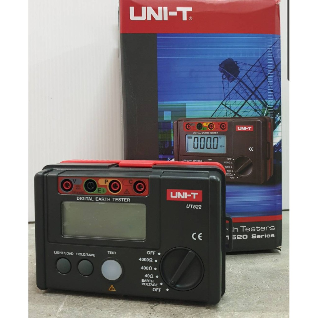 เครื่องวัดความต้านทานดิน ดิจิตอล 4000โอห์ม (UT522) UNI-T