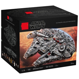 Lora HOBBY B5 บล็อกตัวต่อของเล่น รูป Star Wars Millennium Falcon 75192 05132 81085 DG005 EW7