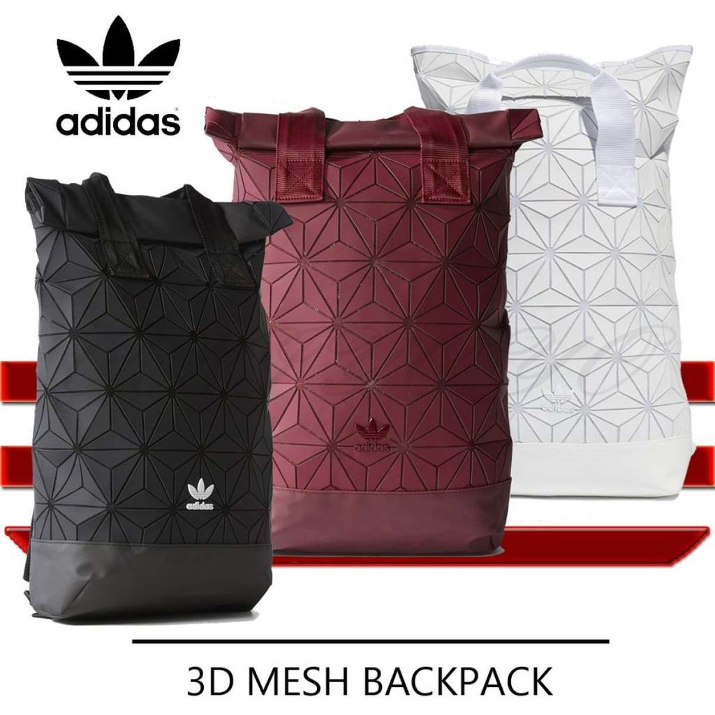 Adidas Bag 三维 Urban backpack Men Women แฟชั่นกระเป๋าเป้สะพายหลัง Adidas Bag