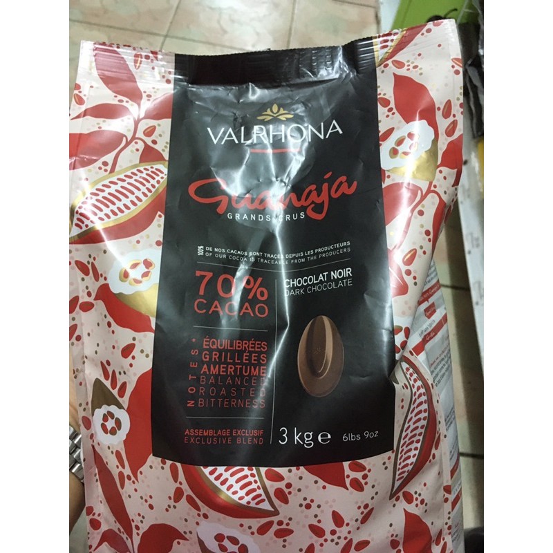 Valrhona Dark chocolate 70% แท้จากฝรั่งเศส ช็อคโกแลตที่ได้ชื่อว่ารสชาติราวกับไวน์ชั้นเลิศ