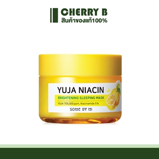 มาร์กนอนหน้าใส (ฉลากไทย) Some By Mi Yuja Niacin Brightening Sleeping Mask 60g