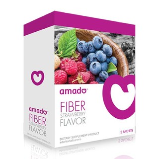 Amado Fiber Plus ดีทอกซ์ลำไส้ (1 กล่องx5 ซอง)