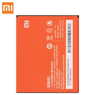 XIAOMI BM45เปลี่ยนแบตเตอรี่สำหรับXiaomi Mi Redmiหมายเหตุ2 Redrice Note2แท้โทรศัพท์แบตเตอรี่3060MAh