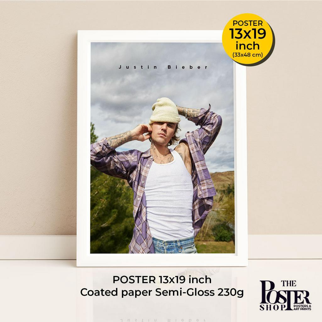 Justin Bieber Poster โปสเตอร์ จัสติน บีเบอร์ Canadian singer ภาพขนาด 33x48 cm