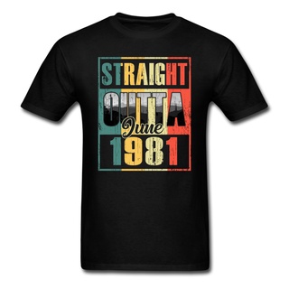 เสื้อยืด พิมพ์ลายตลก Outta June 1981 สําหรับผู้ชายSize S-5XL