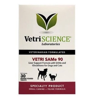 Vetri SAMe 90 (EXP.04/2024) วิตามินบำรุงตับ เสริมการทำงานของตับ ป้องกันโรคตับ