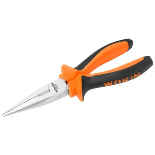 🔥โค้ดINC3LEL3ลด30฿คีมปากแหลม LONG NOSE PLIERS ยี่ห้อ WOKIN WK100206-8