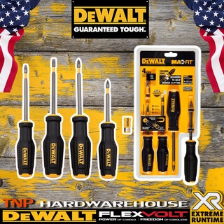 DeWALT ไขควง ด้ามไขควง ไขควงขัน ชุด 4 อัน MaxFit 4 PC./P Multi-Bit Screwdriver Set รุ่น DWHT66569