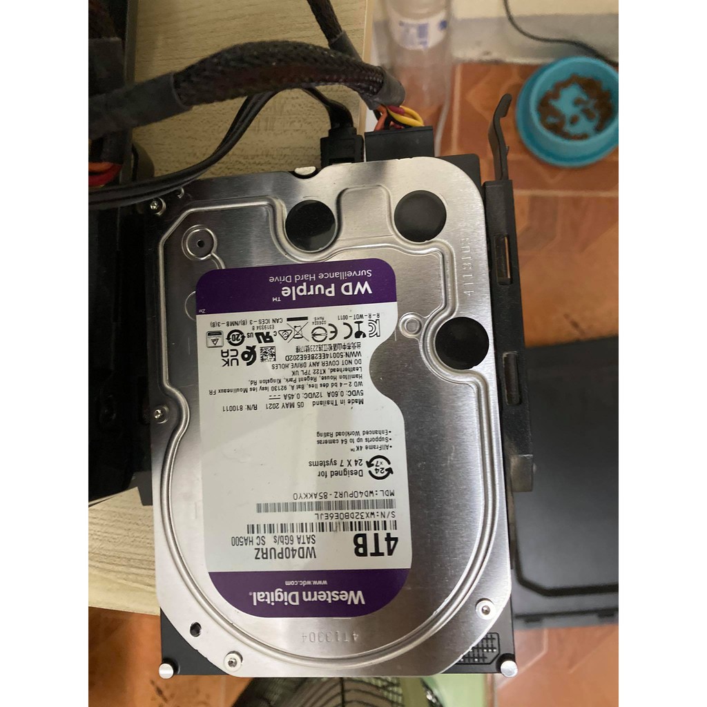 4tb hdd cctv wd purple มือสอง